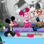 Daffy Duck and Spinel in House of Mouse