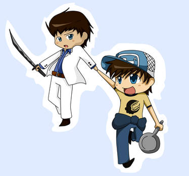 Nick and Ellis Chibi