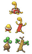 Sudowoodo and Shuckle