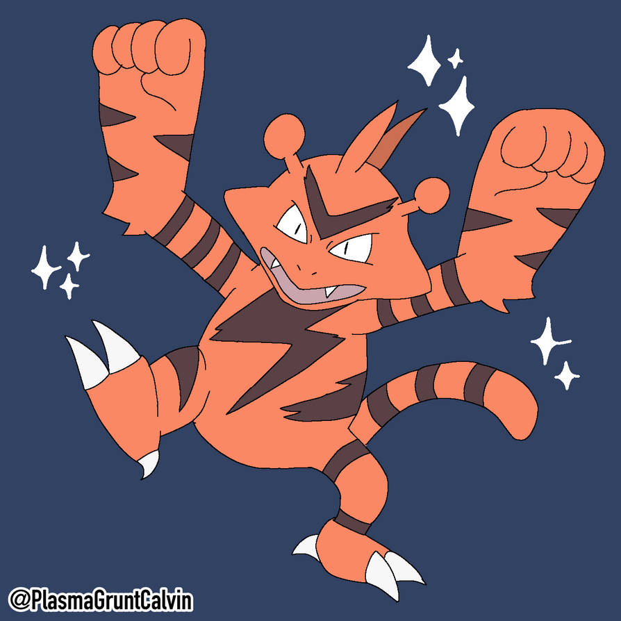 Shiny Electabuzz by PlasmaGruntCalvin on DeviantArt