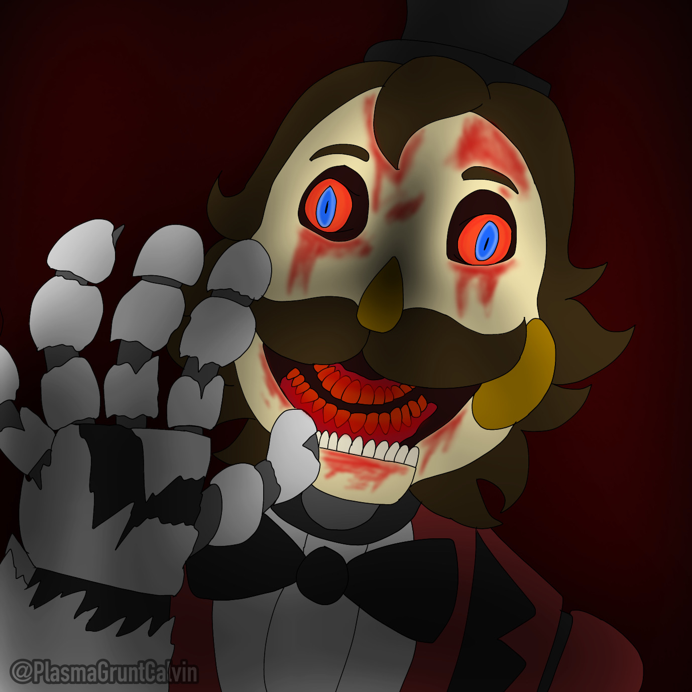 This was on the FNAF wiki by Pluagemask042 on DeviantArt