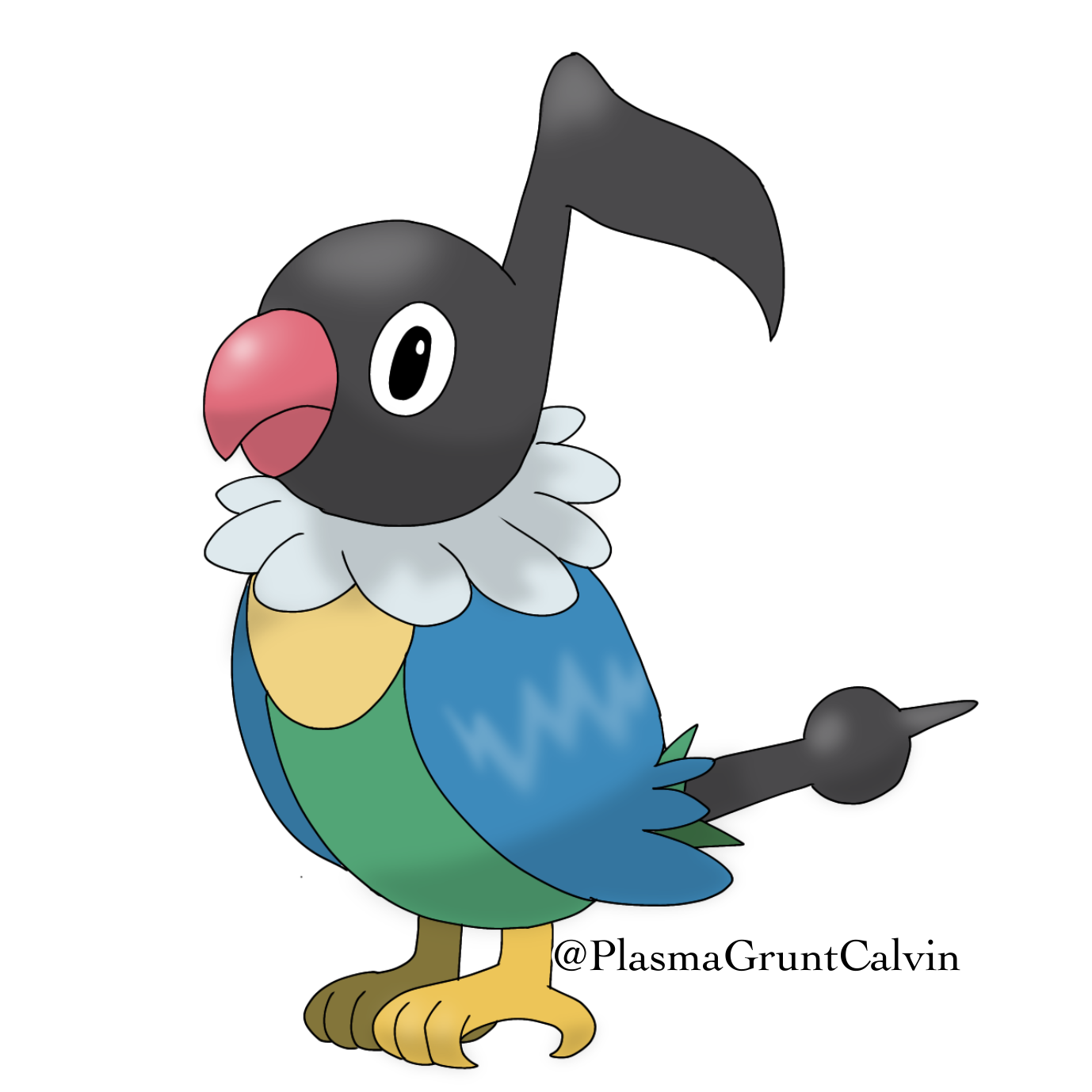 Basic Chatot Chatot by PlasmaGruntCalvin on DeviantArt