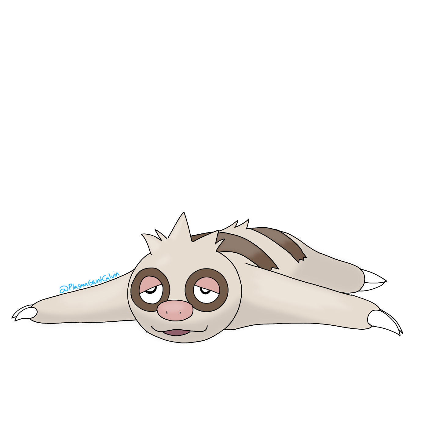 Slakoth by PlasmaGruntCalvin on DeviantArt