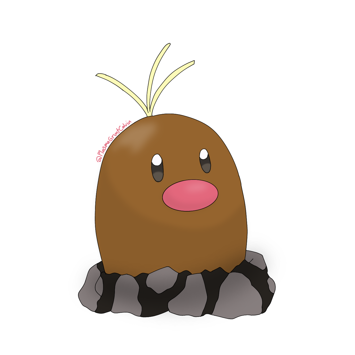 Alolan Diglett by PlasmaGruntCalvin on DeviantArt