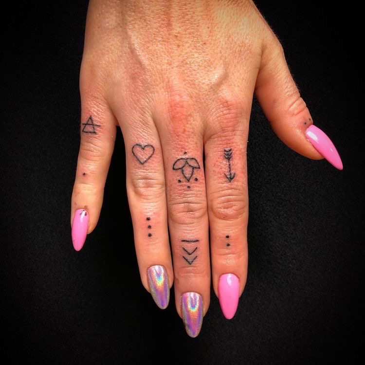 Mandala finger tattoo for women. by ovumink on DeviantArt