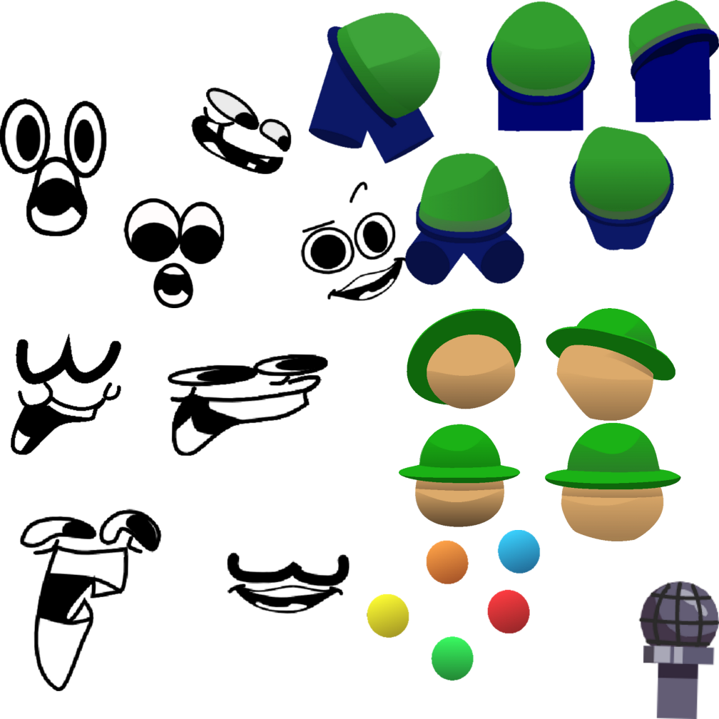 Error Bandu Bandu body parts sprite FNF by SonicJrthecoolest on DeviantArt