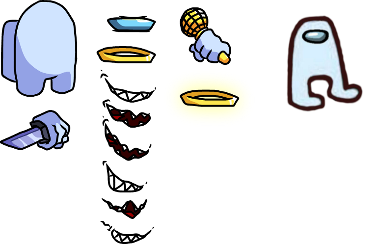 White imposter FNF Body Parts by SonicJrthecoolest on DeviantArt