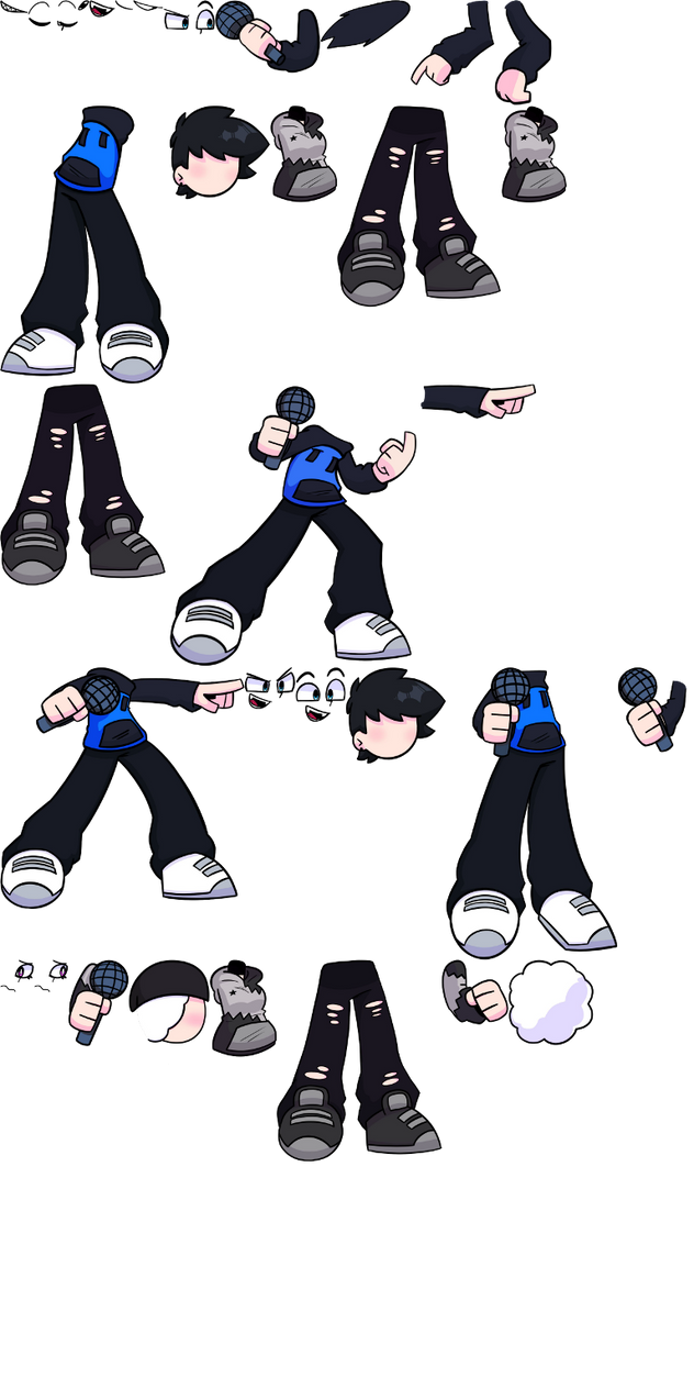 CJ FNF Body Parts v2 (ft. Ruby body parts) by SonicJrthecoolest on ...