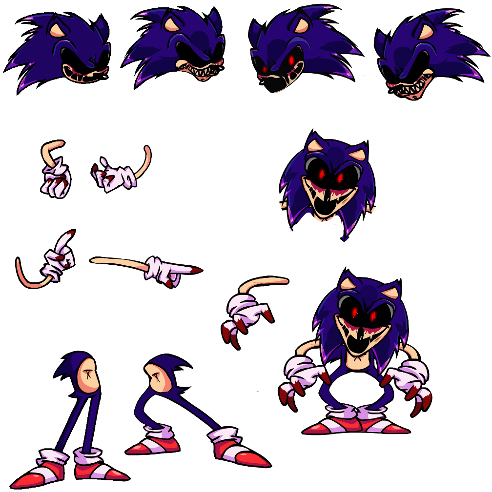 Sonic.exe 3.0 older and used sprite teaser by FnfArtMaker on DeviantArt