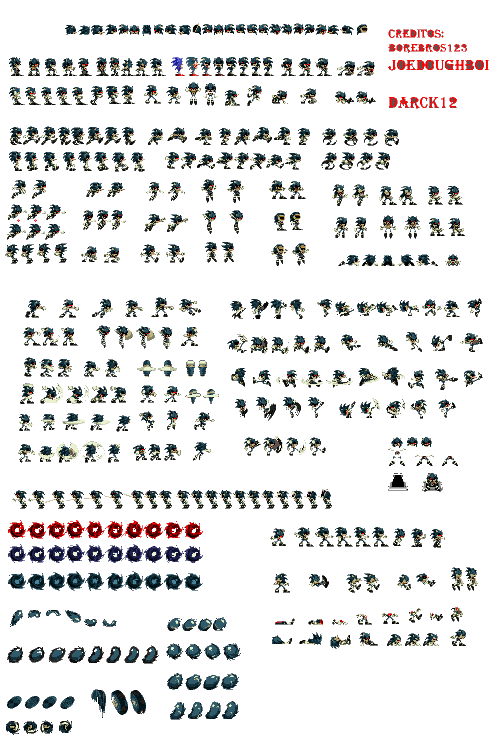 Lord X sprite sheet by DAVITHEANIMATOR227 on DeviantArt