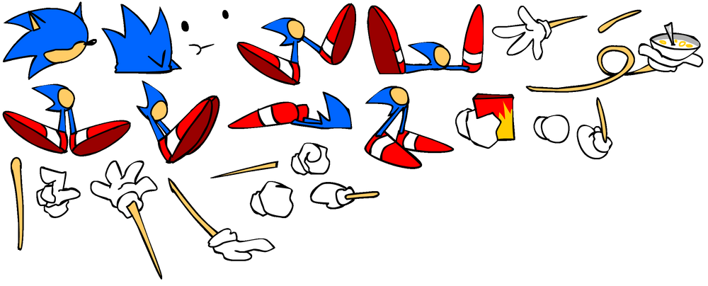 You cant run sonic.exe body parts sprite FNF by SonicJrthecoolest on  DeviantArt