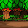 Forest Mushroom background