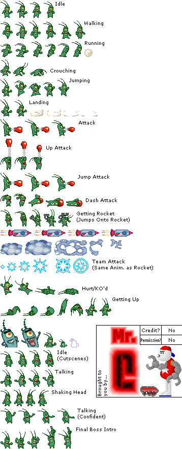 Punkleton Texture Sprite Plankton sprite by SonicJrthecoolest on DeviantArt
