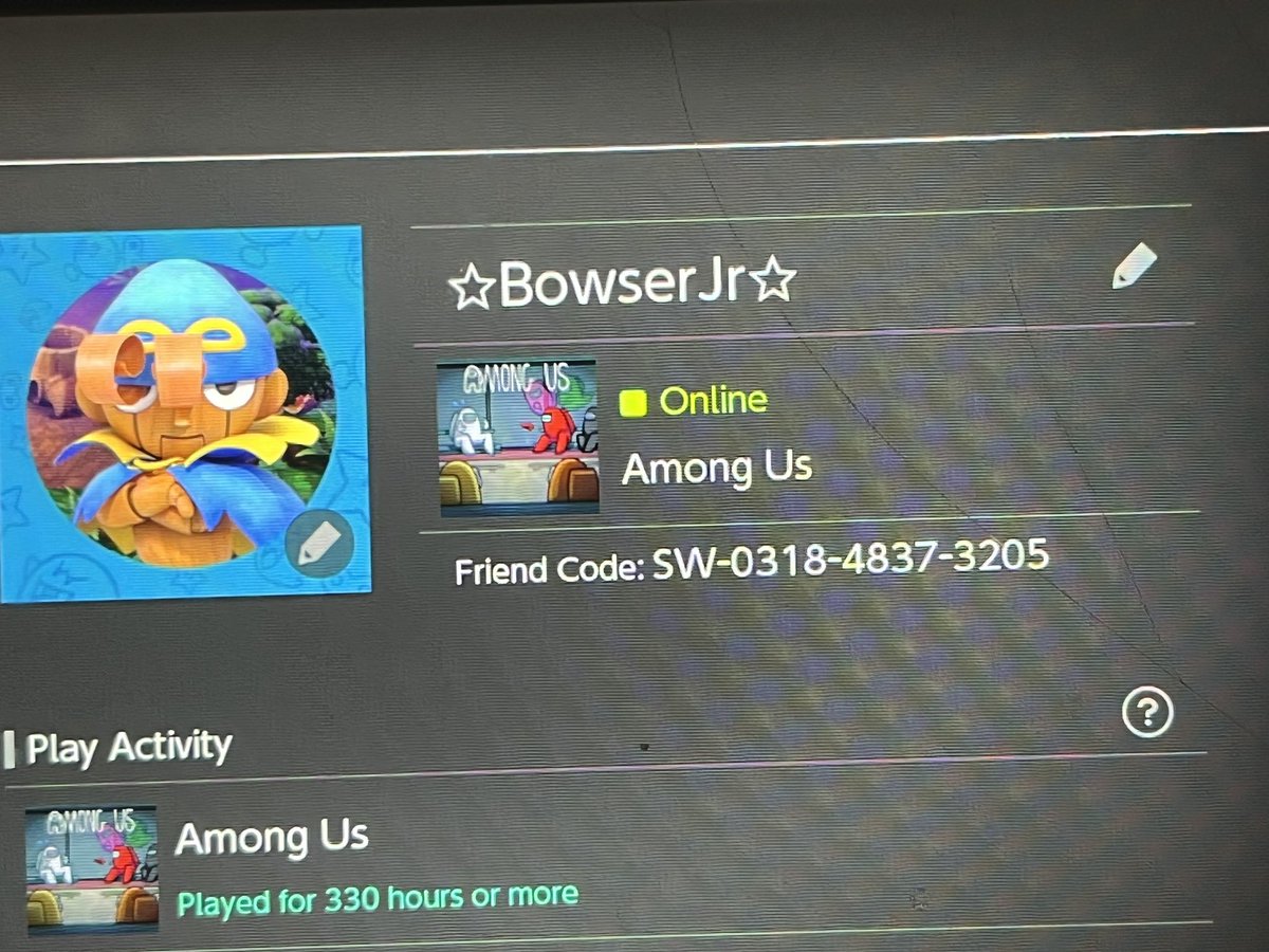 My Nintendo switch friend code by SonicJrthecoolest on DeviantArt