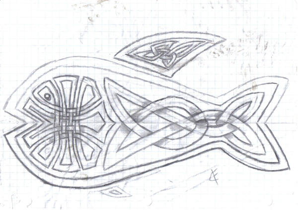 Celtic Fish Link Pattern The Celtic Fish by THRASHDRUMM3R on DeviantArt