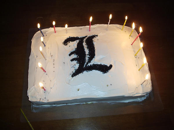 Deathnote L cake by Vegathebattousai on DeviantArt