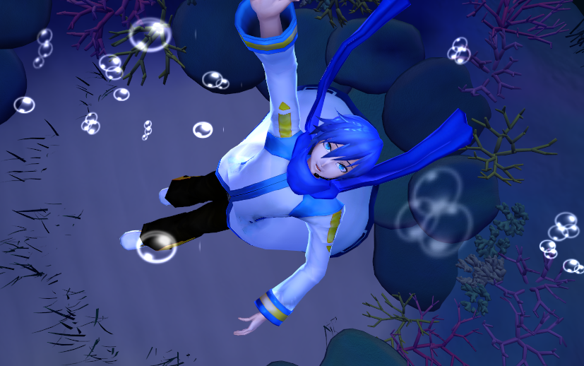 MMD Underwater Kaito by manda89468 on DeviantArt