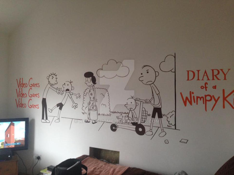 Diary Of A Wimpy Kid Mural By Ratsathome On DeviantArt diary-of-a-wimpy-kid-mural-by-ratsathome-on-deviantart