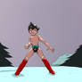 Astroboy on snow and ice