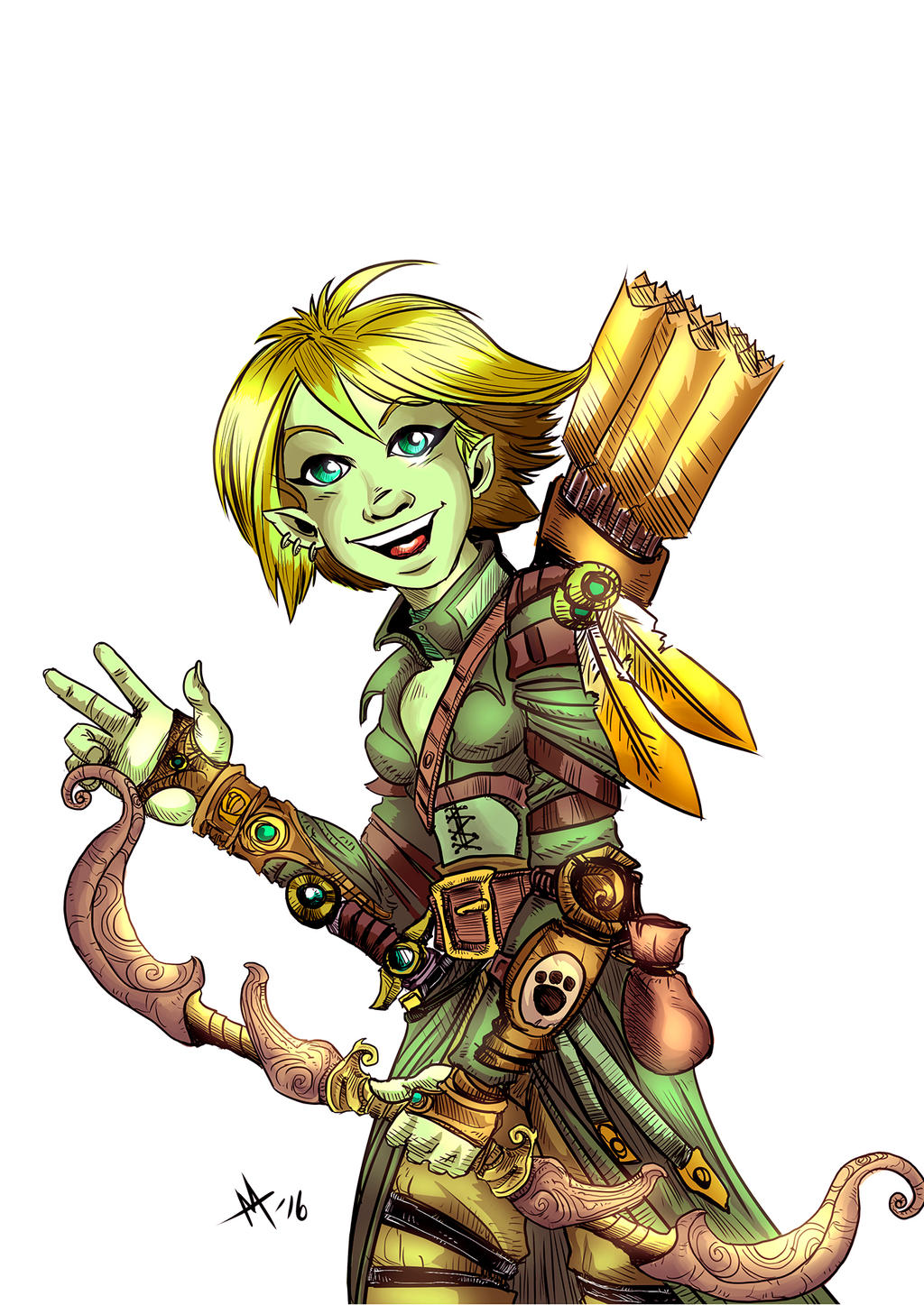 The Halfling Ranger by digitalbeer on DeviantArt