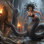 Serpent Shadows in the Ruins