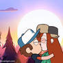 Dipper and Wendy 7 - A kiss in the sunset