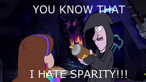 Robbie Hates Sparity