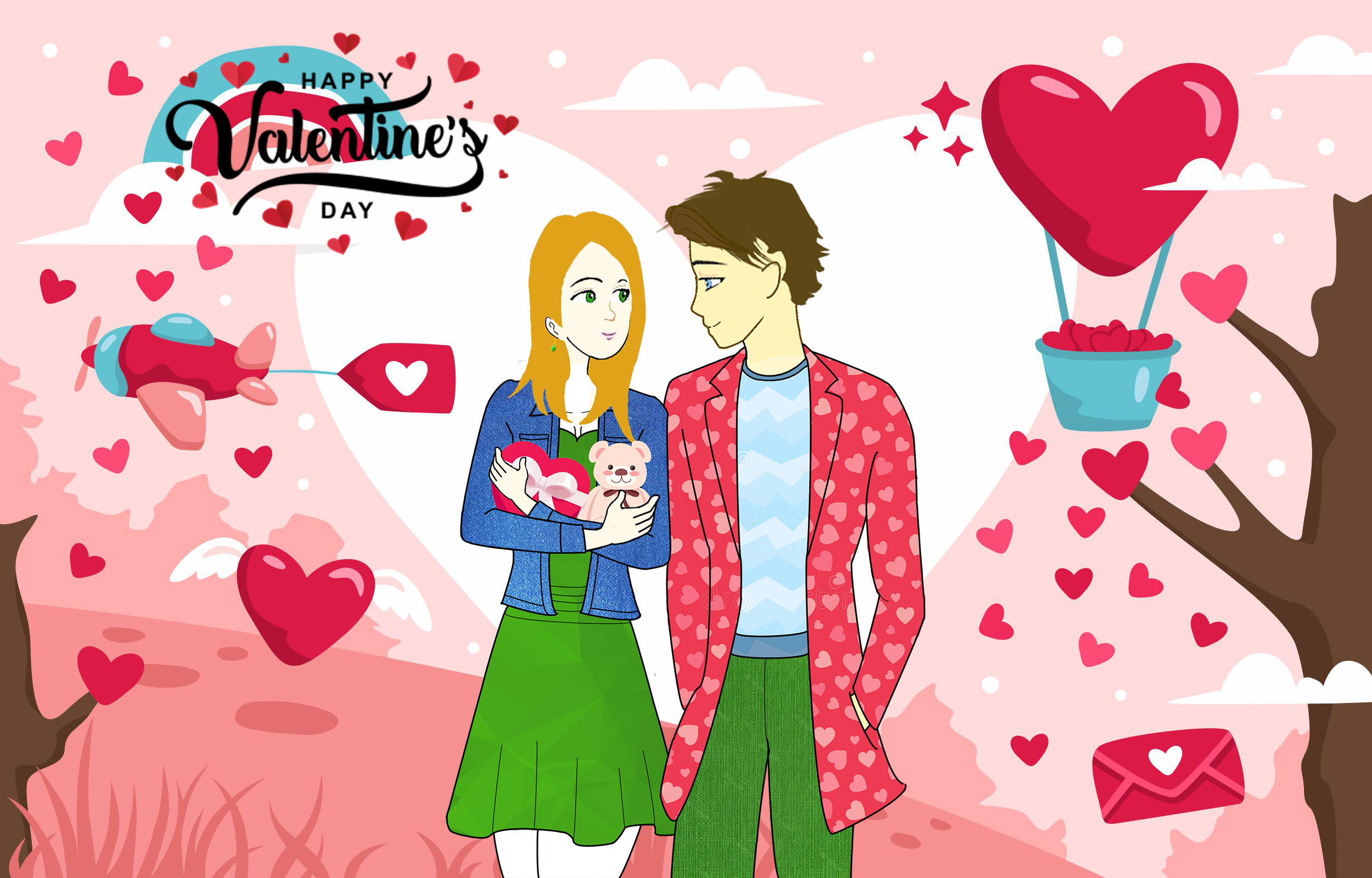 Hector and Krissa's Valentine Greeting Card 2023