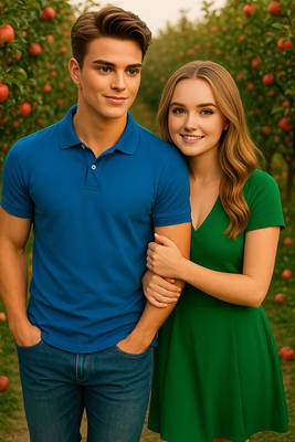 A Sweet Stroll in an Apple Orchard