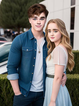 Paris Adler and Sydney Blake (AI art)