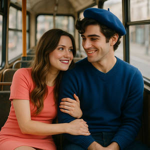 Cute Moment in the Tram