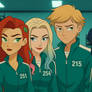 Harlivy and Adrienette in Squid Game