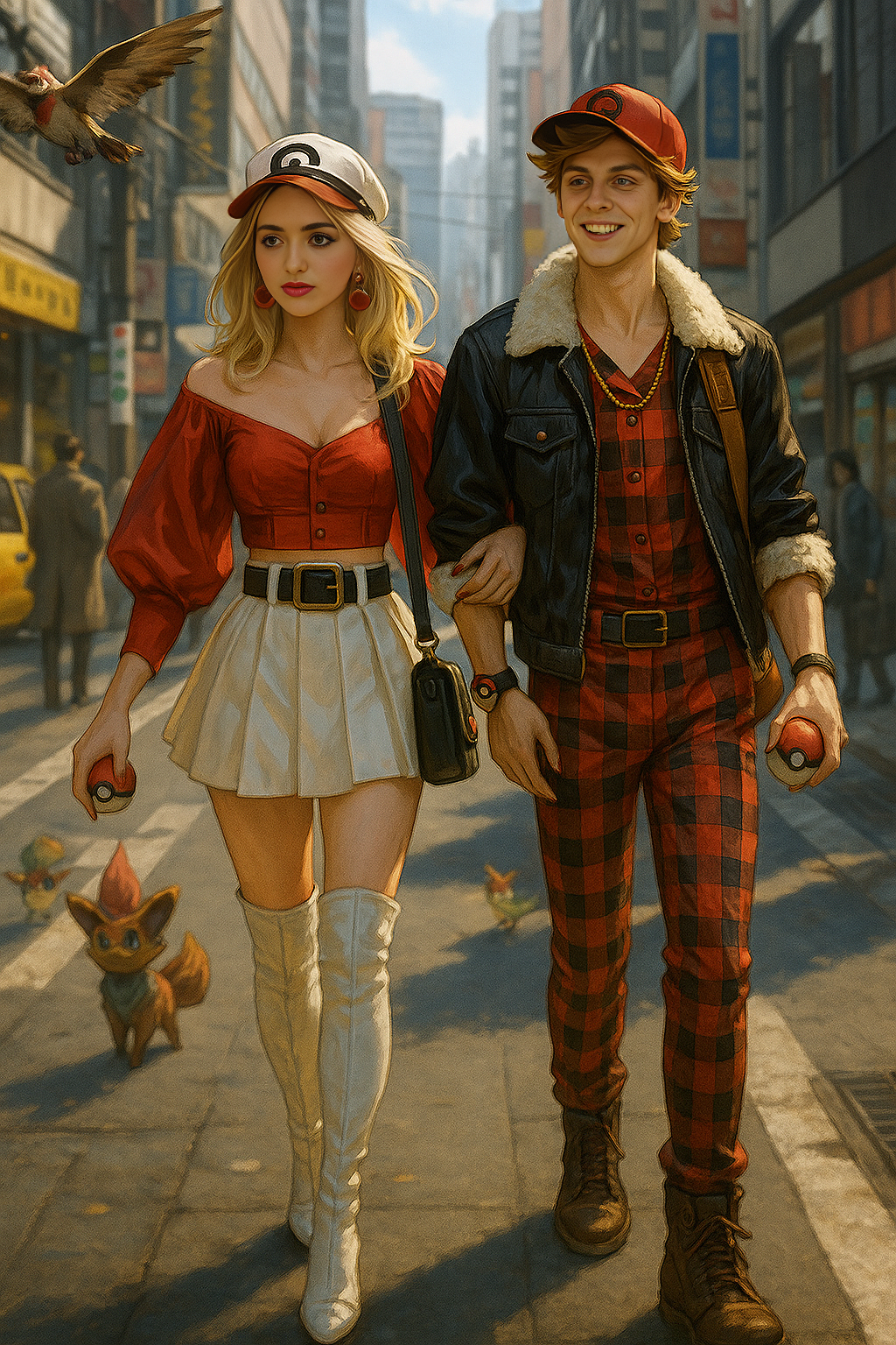 Detective Pikachu OC - High-status fashionistas