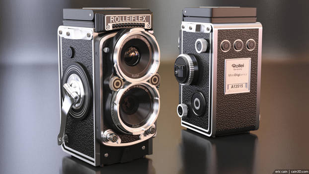 Rolleiflex Camera - both sides