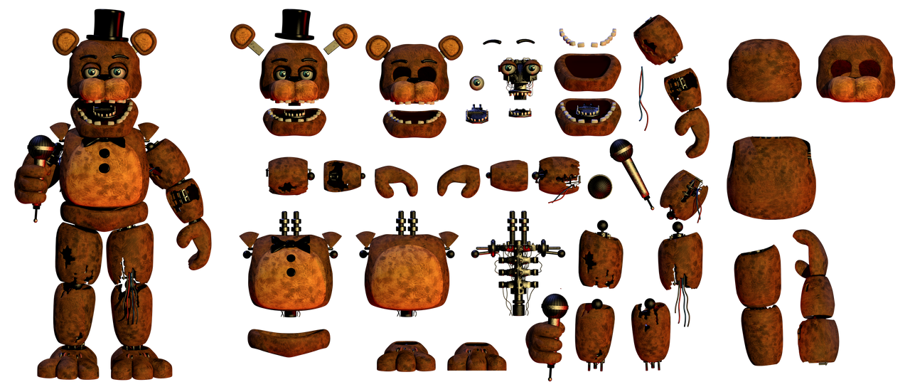 Withered Freddy Resources By Willamraggy On DeviantArt withered-freddy-resources-by-willamraggy-on-deviantart
