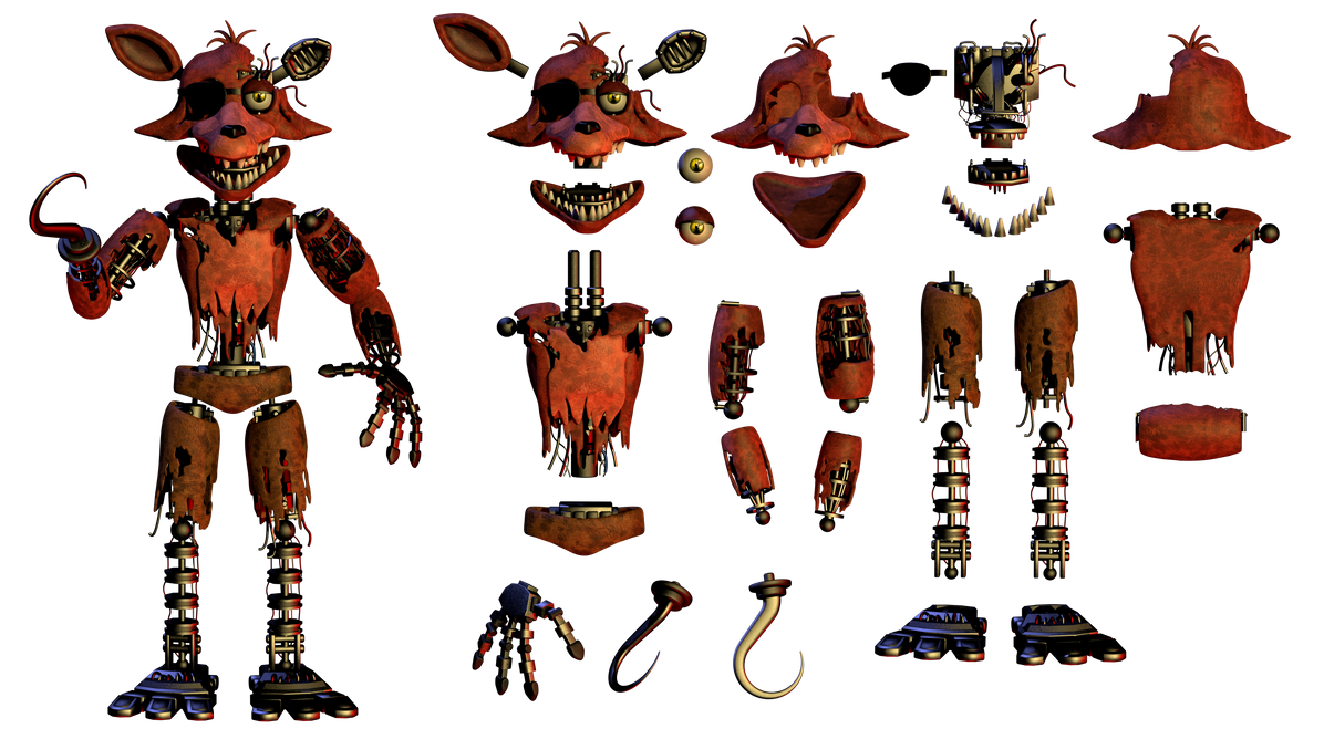 Withered Foxy Resources by willamraggy on DeviantArt