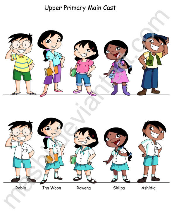 Primary School Characters by mashi on DeviantArt