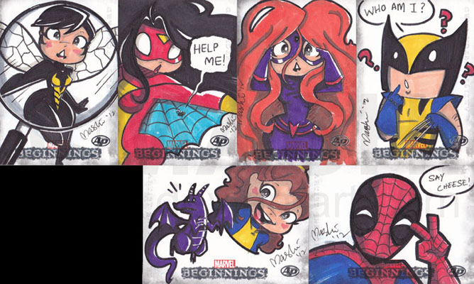 Marvel Beginnings 2 AP Sketch Cards