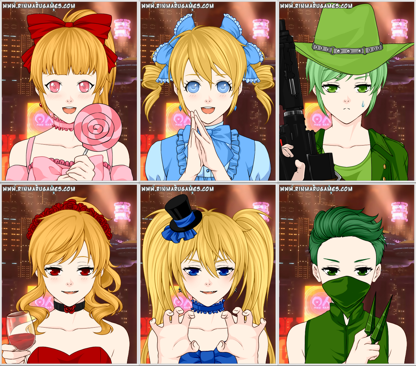 Mega Anime Avatar Creator:PPGZ and PPNKG by Ange520Wing on DeviantArt