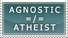 Agnostic VS Atheist by RyujiDicey