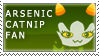 arsenicCatnip Fan Stamp