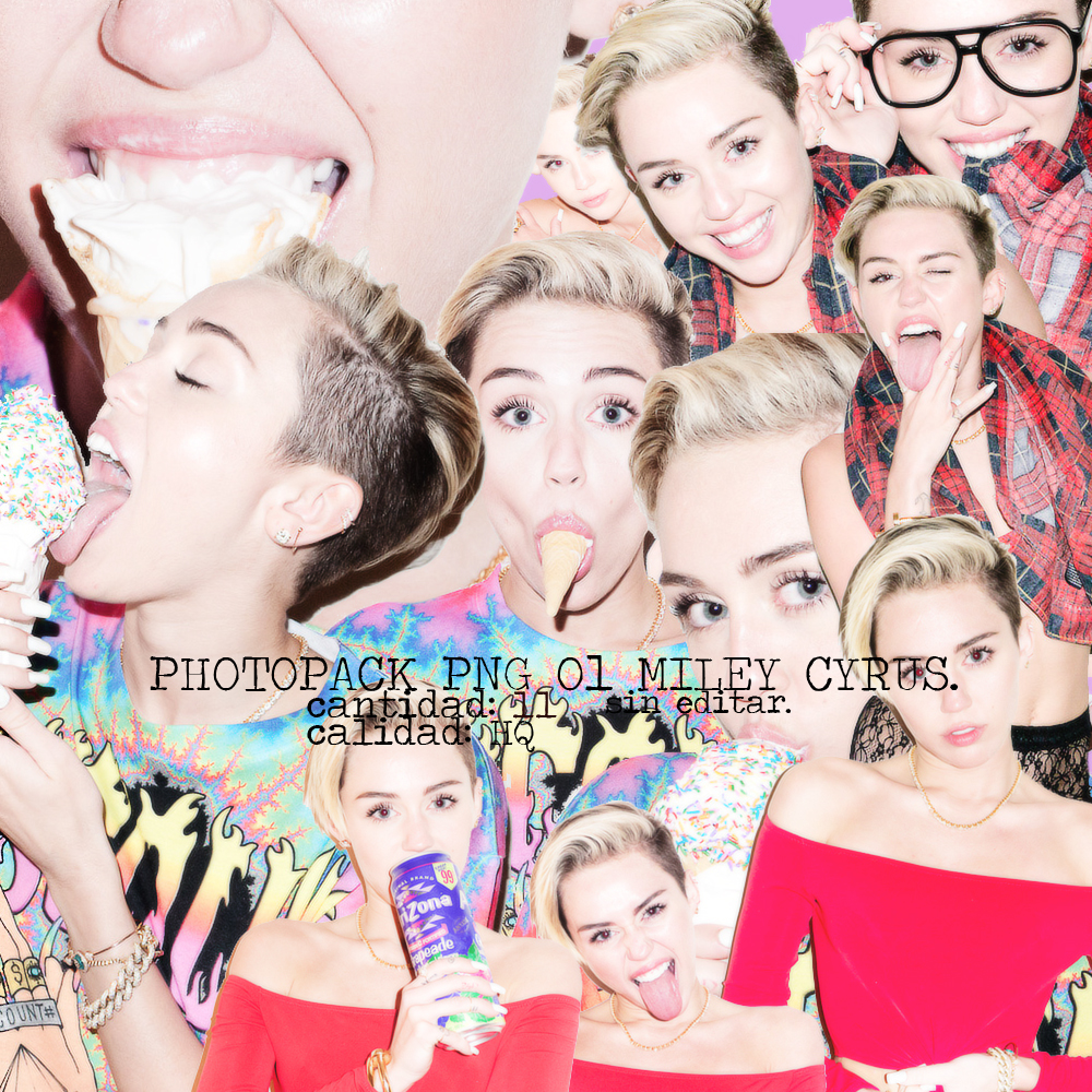 Photopack PNG 01: Miley Cyrus.