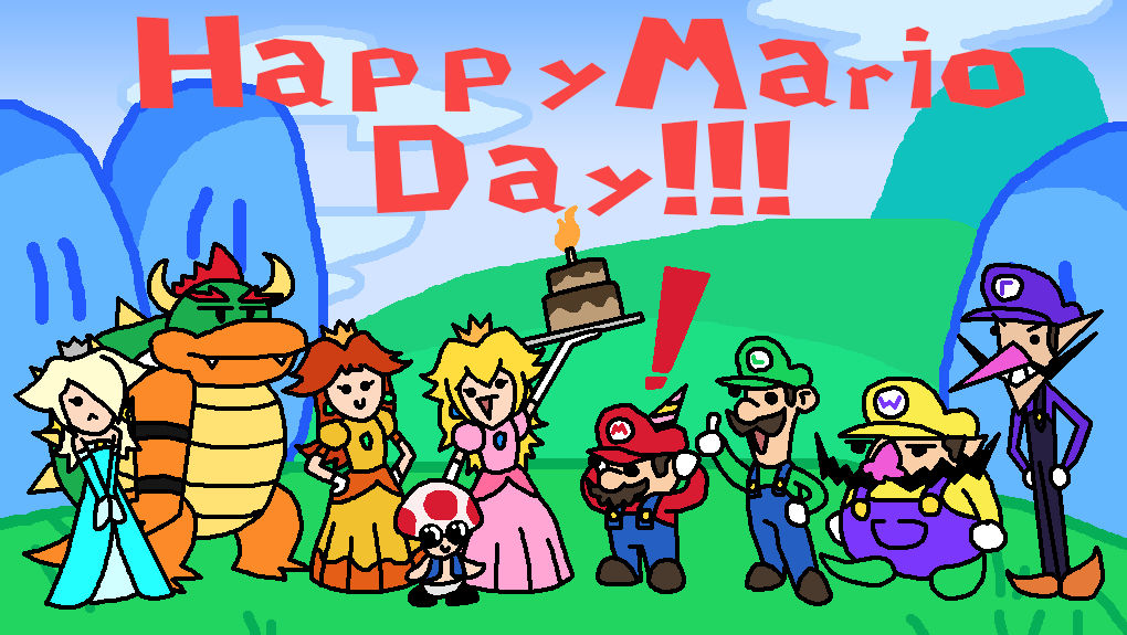 Happy Mario Day! by Spyro2108 on DeviantArt