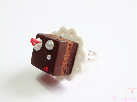 cake cute vintage chocolat rin