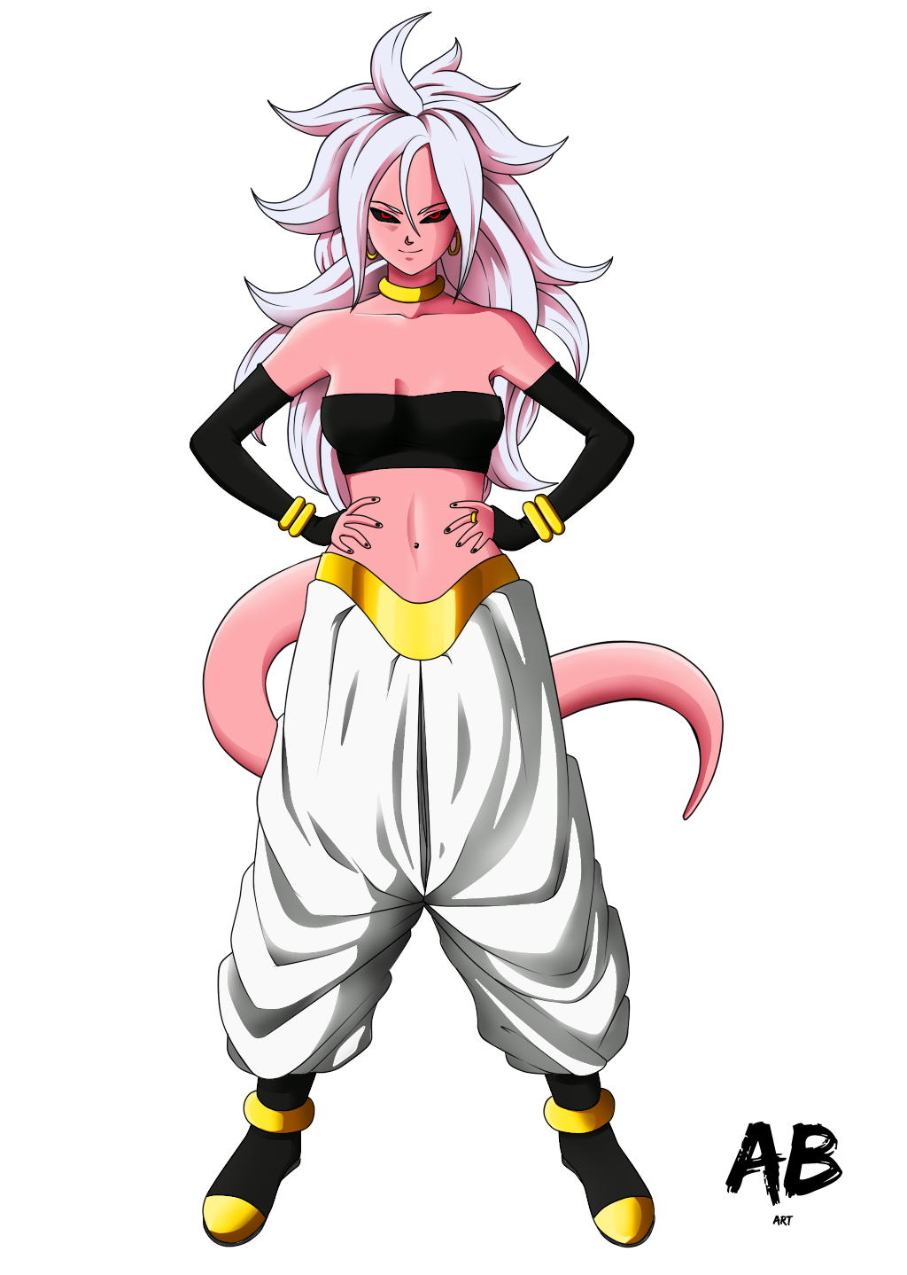 Majin Androide 21 Render 1 by SSJROSE890 on DeviantArt  Goku super saiyan  god, Goku super saiyan, Super saiyan god