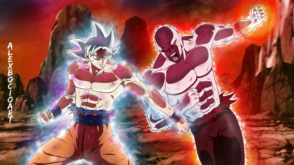 Goku e Vegeta Instinto Superior VS Jiren by Aflp on DeviantArt