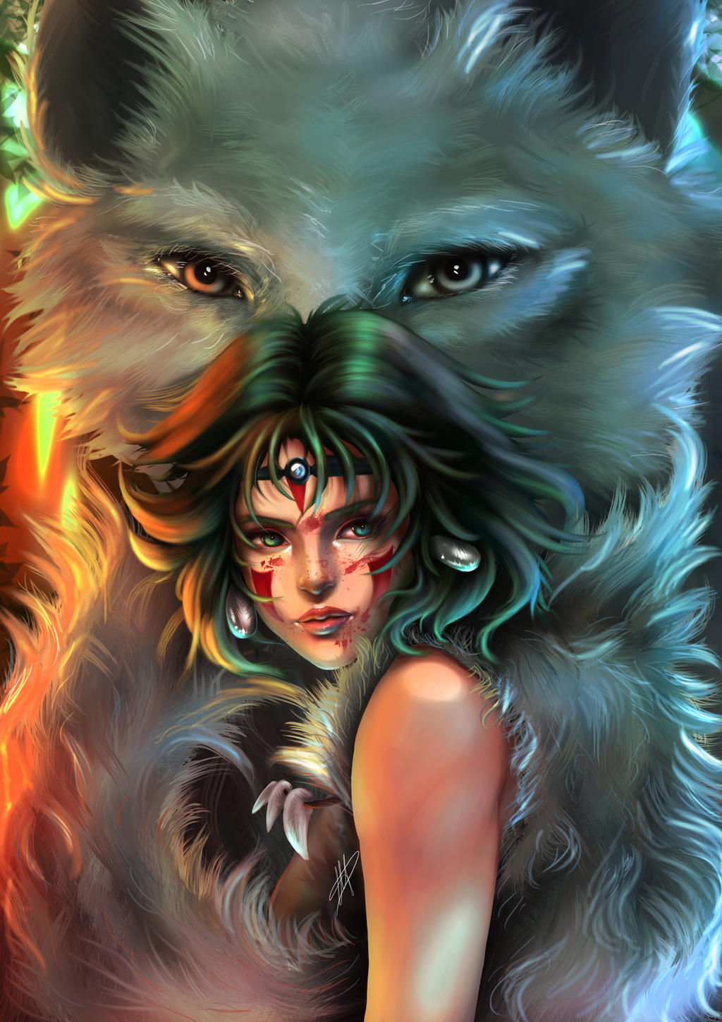 Princess Monoke by DearFellowArtist on DeviantArt