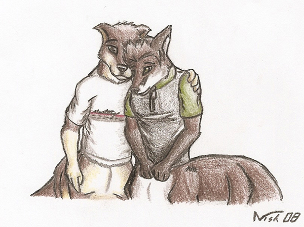 Consoling a foxtaur