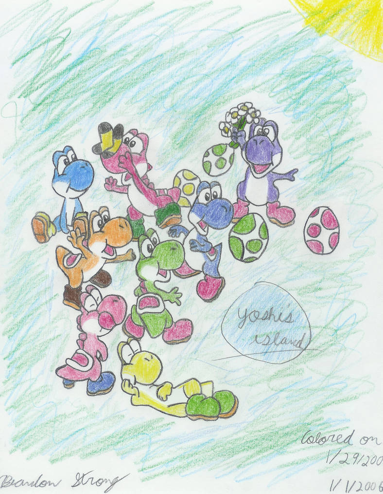 Yoshi's Island by Team94 on DeviantArt