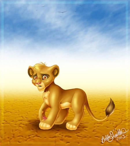 Simba Getting Exiled Simba's Exile by bobbi-chan on DeviantArt